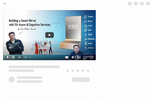 startuptile Building a a SmartMirror with Speech and Vision-