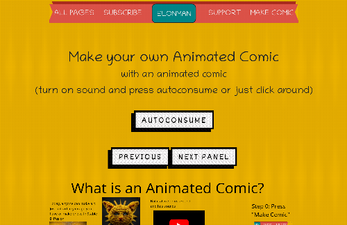 startuptile Make Your Own Animated Comic with an Animated Comic-