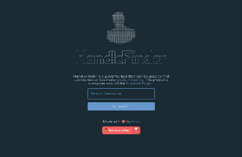 startuptile I built an app that scans every social media network for your username-