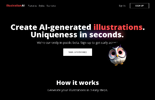 startuptile illostrationAI-???? Create AI-generated illustrations for your next project. 