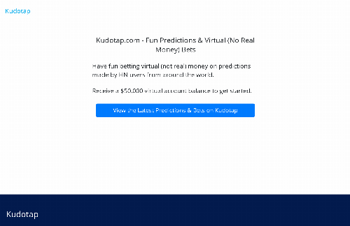 startuptile Have fun betting virtual (not real) money on predictions from HN users-