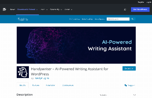 startuptile Handywriter-AI-Powered Writing Assistant for WordPress