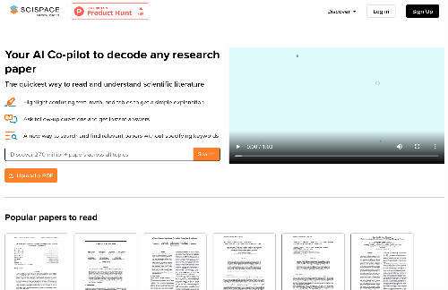 startuptile SciSpace-Your AI assistant to discover and understand research papers