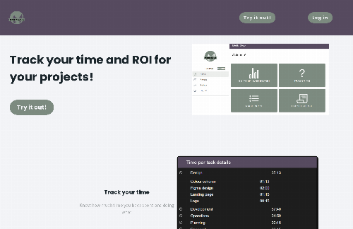 startuptile Metric Soup-Time and income tracking tool for personal projects