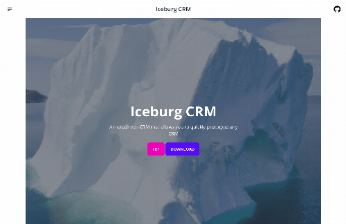 startuptile Iceburg CRM – Open-Source Meta Driven CRM Using Vue3 / Laravel-