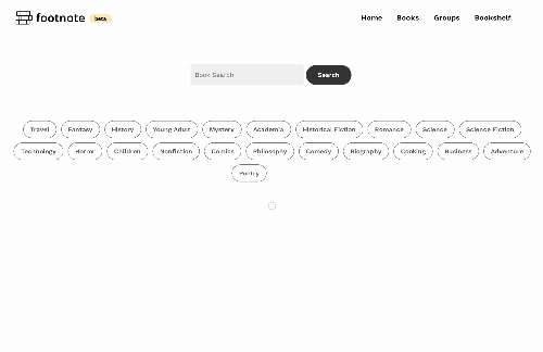 startuptile Footnote – a modern take on Goodreads-
