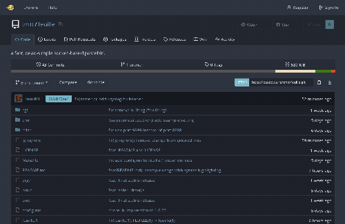 startuptile Feuille – a fast, simple socket-based pastebin-