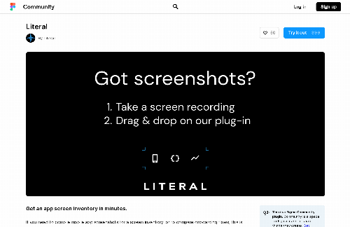 startuptile Figma plugin to convert screen recordings to screenshots-