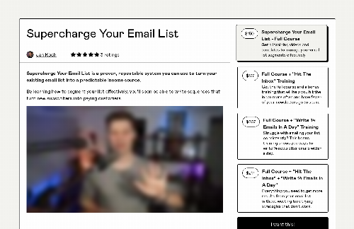 startuptile Supercharge Your Email List-Stop struggling to monetize your email list.