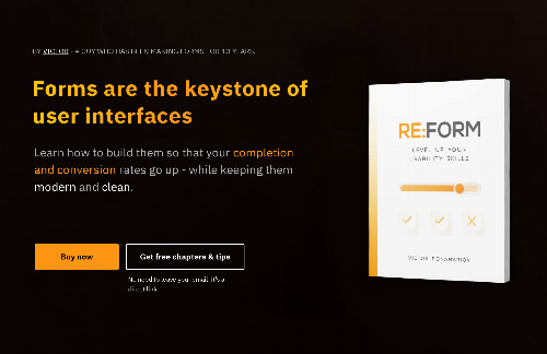 startuptile Re:Form-A UI/UX books about forms