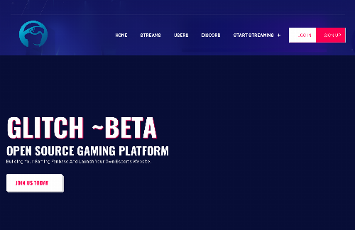 startuptile Glitch  Gaming Platform-An open source platform for building your own esports app