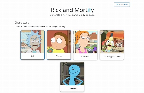 startuptile Generate never-before-seen storyboards for Rick and Morty episodes-