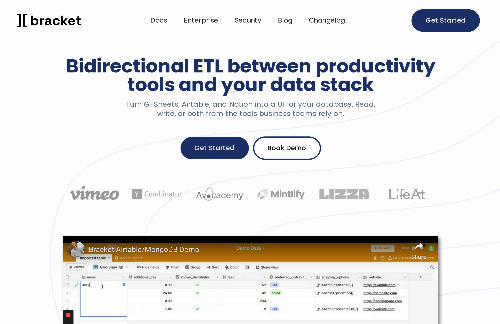 startuptile Bidirectional ETL between spreadsheets and your warehouse-
