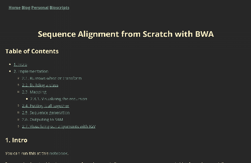 startuptile DNA Sequence Alignment with Burrows Wheeler Algorithm-