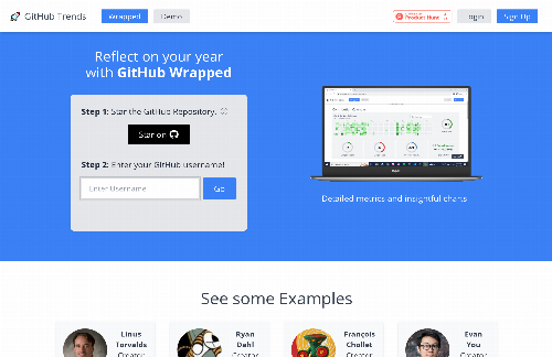 startuptile GitHub Wrapped (Year in Review)-