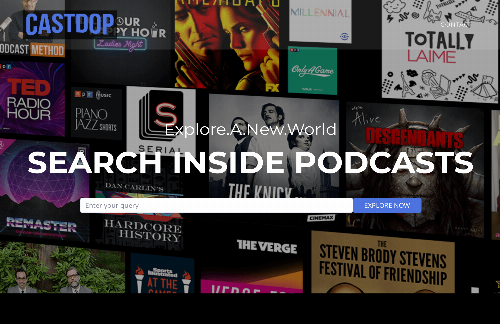 startuptile CastDop – Search Inside Podcasts-