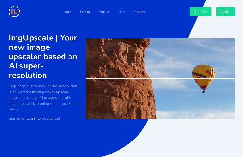 startuptile ImgUpscale-Image upscaler using Artificial Intelligence