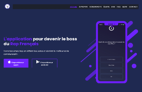 startuptile Quiz Rap-Quiz Rap is a mobile quiz app about French Rap ! ????????????