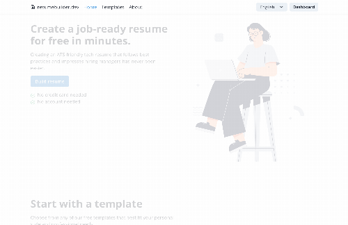 startuptile resumebuilder- The fastest way to build your tech resume.