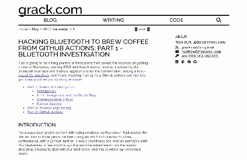 startuptile Hacking Bluetooth to Brew Coffee in GitHub Actions-