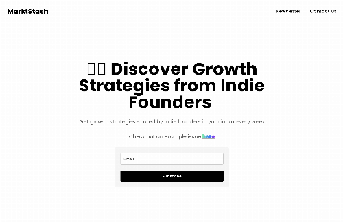 startuptile A Database of Marketing Strategies and Stories from Indie Creators-