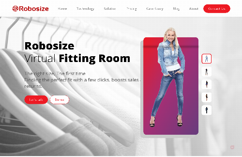 startuptile Robosize-Virtual fitting room with a selfie