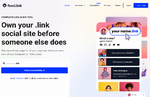 startuptile Feedlink-Ridiculously easy to own a .link social site