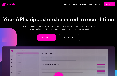 startuptile Zuplo – Programmable, Serverless API Management for Developers-