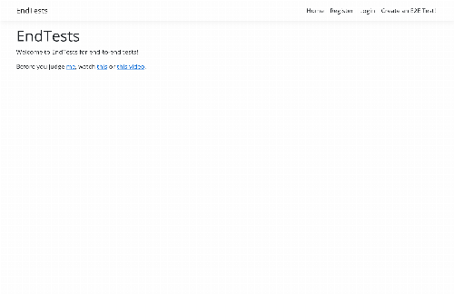 startuptile EndTests-End the hassle of e2e and UI tests