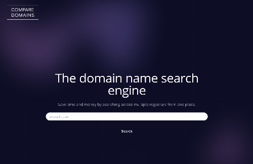 startuptile Compare Domains-The domain name search engine