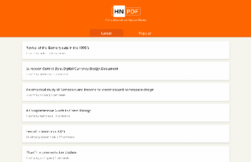 startuptile Hnpdf.com – Quick access to pdfs shared on Hacker News-