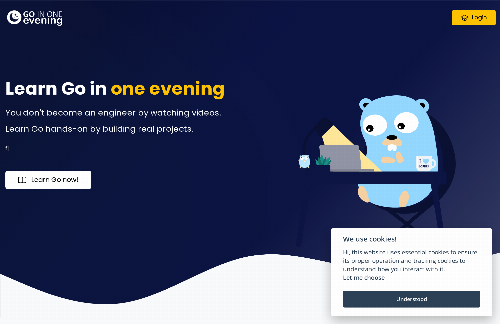 startuptile Learn Go by building real-life projects in your terminal and IDE-