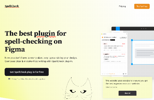 startuptile SpellCheck-The best spell-checking plug-in for Figma. Make no mistake.