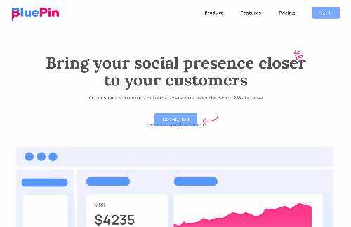 startuptile Blue Pin-The social enhancement platform of choice for B2B companies