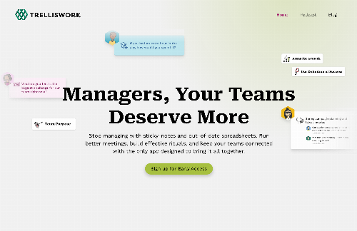 startuptile Trelliswork-Manager toolkit to simplify hybrid team operations