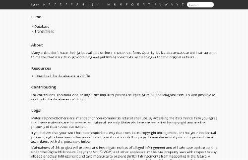 startuptile Ad-Free Lyrics Website-