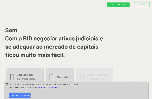 startuptile BID TOKEN-Somos uma plataforma para originação de ativos judiciais