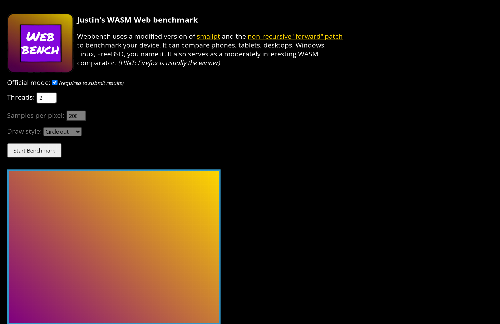 startuptile Webbench, a WASM Based Benchmark-