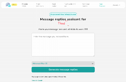 startuptile AI-powered message replies assistant-