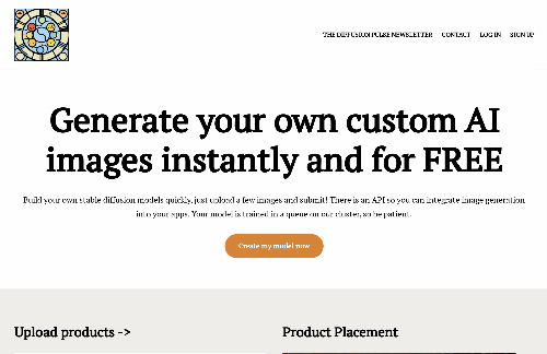 startuptile Train your own image generator (Stable Diffusion) for free-