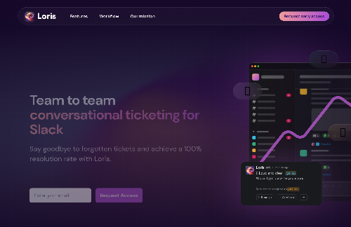 startuptile Loris-Conversational ticketing for Slack