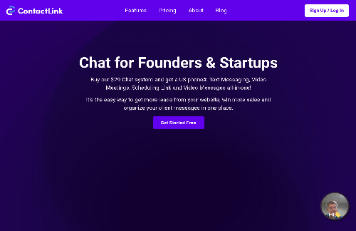 startuptile ContactLink-Chat for Founders & Startups