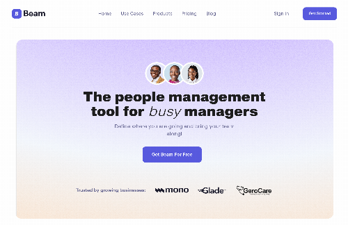 startuptile PeopleBeam-Simple strategy execution tool for managers