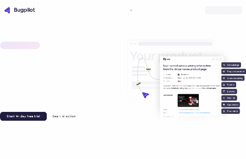 startuptile Bugpilot-Fix bugs without asking questions