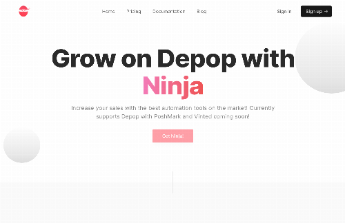 startuptile Ninja-Automate Depop sales followers and growth!