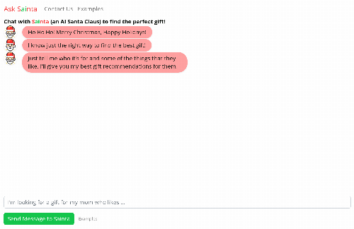 startuptile GPT-3 Powered Santa Chatbot to Help You Find the Perfect Gift-