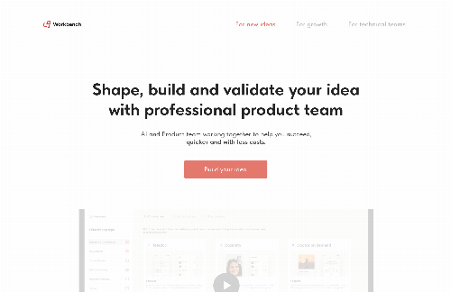 startuptile Workbench-Build your idea quick with less VC