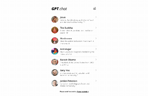 startuptile Chat with AI Jesus, Buddha, Obama, Gary Vee, and Dr. Peterson-