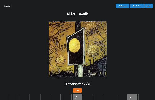 startuptile Show HN – Diffudle: Stable Diffusion Meets Wordle-