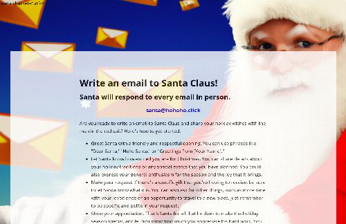 startuptile Write an email to Santa Claus (ok, ok GTP-3)-